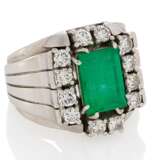 Emerald Diamond Ring - photo 1