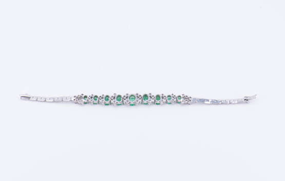 Emerald Diamond Set: Necklace, Ring and Bracelet - фото 8