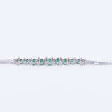 Emerald Diamond Set: Necklace, Ring and Bracelet - фото 8