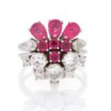 Ruby Diamond Ring - photo 1