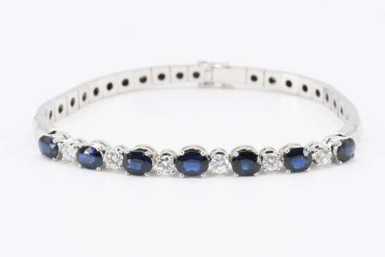 Sapphire Diamond Bracelet - photo 4