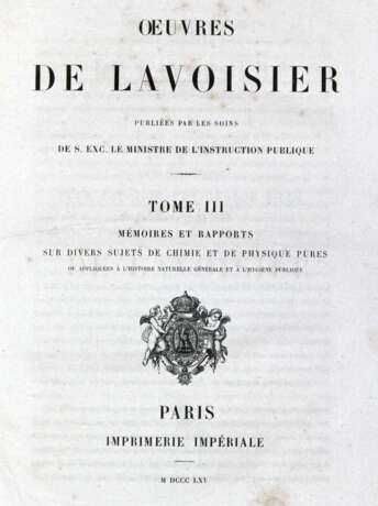 Lavoisier , A, L, - Foto 1