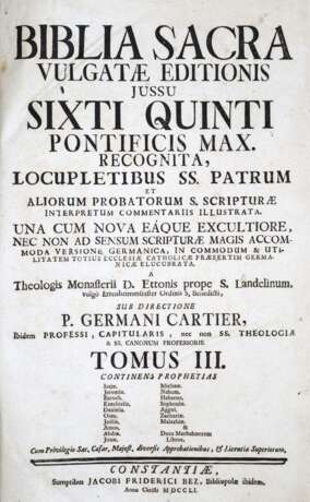 Biblia latino-germanica, - Foto 1