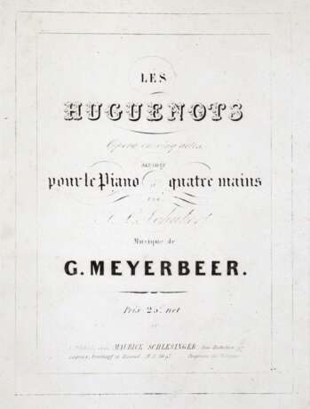 Meyerbeer , G, - Foto 1