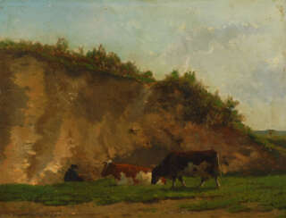 GAUTIER, Louis Francois: Kühe und Hirten im Gebirge.