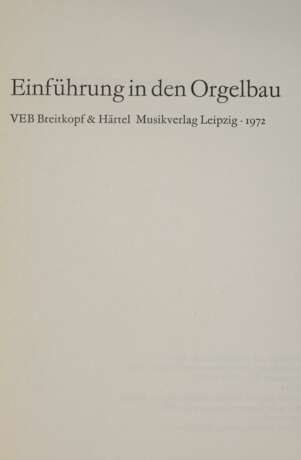 Orgelbau, - Foto 1