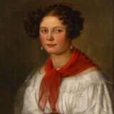 HEINEL, Johann Philipp: Bildnis einer jungen Frau. - фото 1