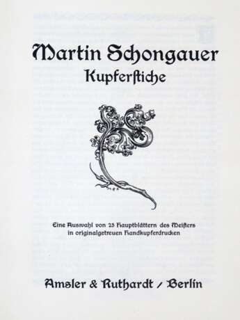 Schongauer , M, - photo 1