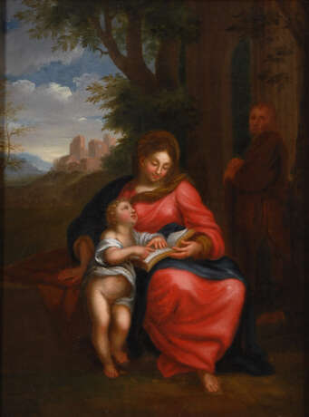 Italien 18. JahrhunderTiefe: Maria mit Jesusknaben. - Foto 1