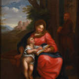 Italien 18. JahrhunderTiefe: Maria mit Jesusknaben. - фото 1