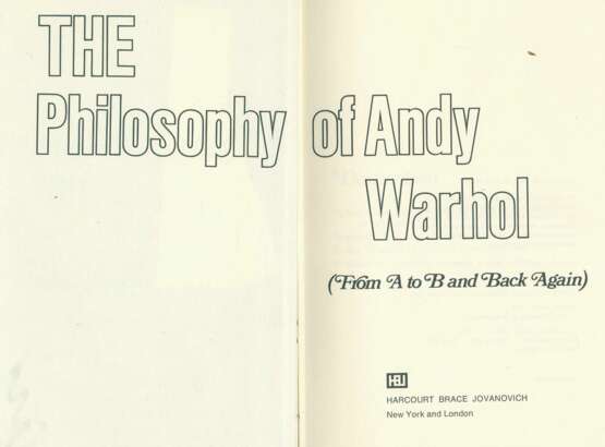 Warhol , A, - photo 2
