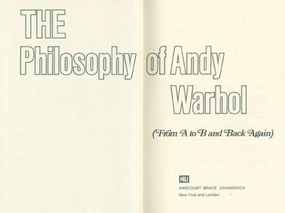 Warhol , A, - Foto 1