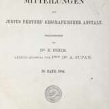 Petermanns Geographische Mitteilungen, - photo 1