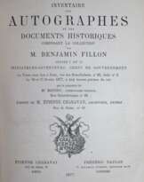 Inventaire des autographes et des documents