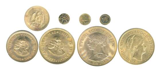 5 Goldmünzen u, - photo 2