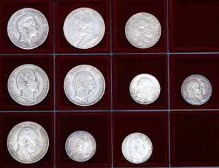 10 Silbermünzen