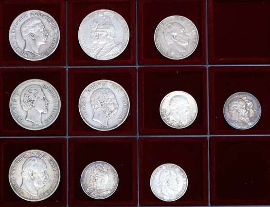 10 Silbermünzen - Foto 1