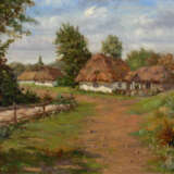 Russischer Maler: Russisches Dorf. - photo 1