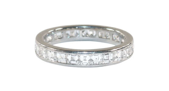 Platin Memoire Ring, - Foto 1