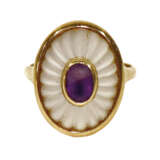 Ring Bergkristall Amethyst, - Foto 1