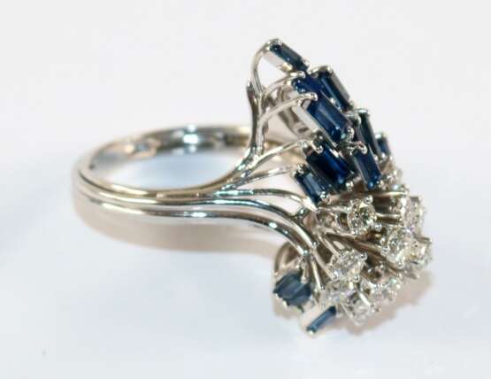 Saphir-Ring, - photo 3