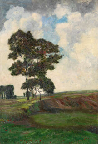 Weimarer Maler: Weite Landschaft mit Bäumen. - Foto 1