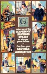 Penny saving stamps,