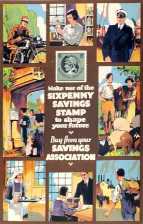Penny saving stamps, - photo 1