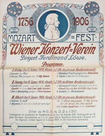 Mozart-Fest 1756-1906, - Foto 1