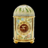 PATEK PHILIPPE. A UNIQUE AND STUNNING GILT BRASS DOME TABLE CLOCK WITH CLOISONN&#201; ENAMEL DEPICTING MOUNTAIN FLOWERS - фото 2