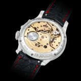 F.P. JOURNE. A RARE PLATINUM CHRONOGRAPH WRISTWATCH WITH 100TH OF A SECOND, 20TH SECONDS AND 10 MINUTE REGISTERS - Foto 2