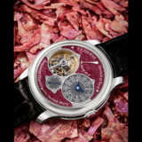 F.P. JOURNE. AN EXTREMELY RARE PLATINUM LIMITED EDITION TOURBILLON WRISTWATCH WITH CONSTANT FORCE, DEAD BEAT SECONDS, POWER RESERVE AND RUBY DIAL - Foto 1
