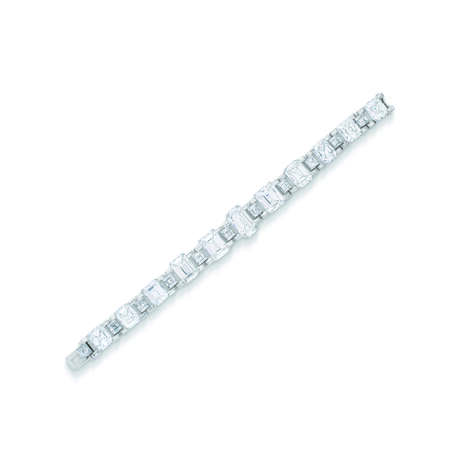 EXCEPTIONAL CARTIER ART DECO DIAMOND BRACELET - Foto 1