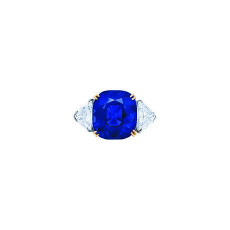 HARRY WINSTON SAPPHIRE AND DIAMOND RING - фото 1