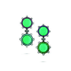 JAR MULTI-GEM EARRINGS