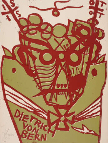 Dietrich v. Bern im Mosaikbluthautrüstzeug - Foto 1