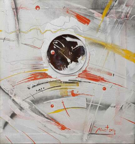 "Ядро" Canvas on the subframe Oil on canvas Abstract art Гомель 2014 - photo 1