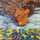 "ДЖИН" Leinwand auf dem Hilfsrahmen Масло на холсте Surrealismus "портрет" "пейзаж" Гомель 2014 - Foto 1