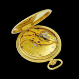 PATEK PHILIPPE. A RARE 18K GOLD POCKET WATCH WITH SECTOR AND TWO TONE DIAL - Foto 3
