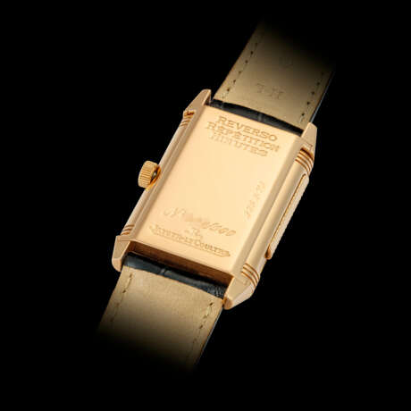 JAEGER-LECOULTRE. AN 18K PINK GOLD LIMITED EDITION MINUTE REPEATING WRISTWATCH - Foto 2