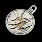 PATEK PHILIPPE. A VERY RARE STAINLESS STEEL POCKET WATCH RETAILED BY EBERHARD-MILAN - фото 3