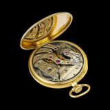 PATEK PHILIPPE. A RARE 18K GOLD POCKET WATCH WITH SECTOR AND TWO TONE DIAL - photo 3