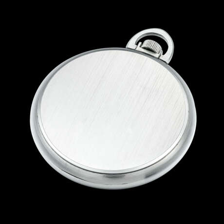 PATEK PHILIPPE. A RARE STAINLESS STEEL POCKET WATCH - photo 2