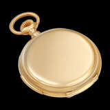 PATEK PHILIPPE. A VERY EARLY 18K PINK GOLD MINUTE REPEATING POCKET WATCH WITH ENAMEL DIAL - Foto 3