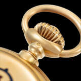 PATEK PHILIPPE. A VERY EARLY 18K PINK GOLD MINUTE REPEATING POCKET WATCH WITH ENAMEL DIAL - фото 8