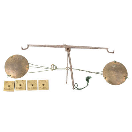 Historical coin scale, Germany 18th c. - - Foto 3