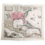 2 historical copper engraved maps America, 18th c. - - фото 5