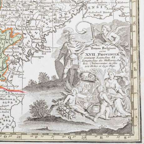 3 historical copper engraved maps of Belgium and Brabant 18th c. -. - photo 10