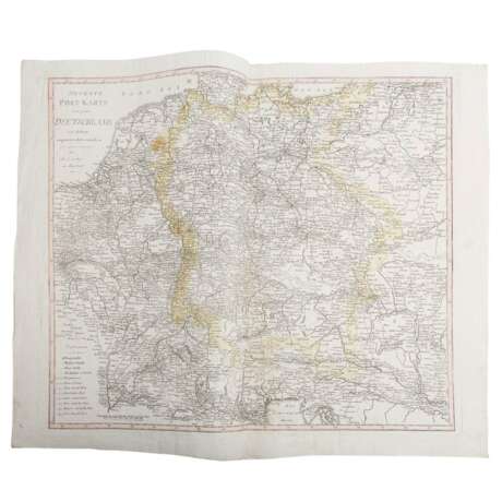 Historical copperplate map of Germany, 19th c. - - photo 1