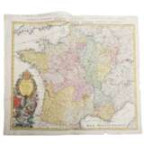 2 historical copper engraved maps France u. Switzerland, 18th c. - - photo 5